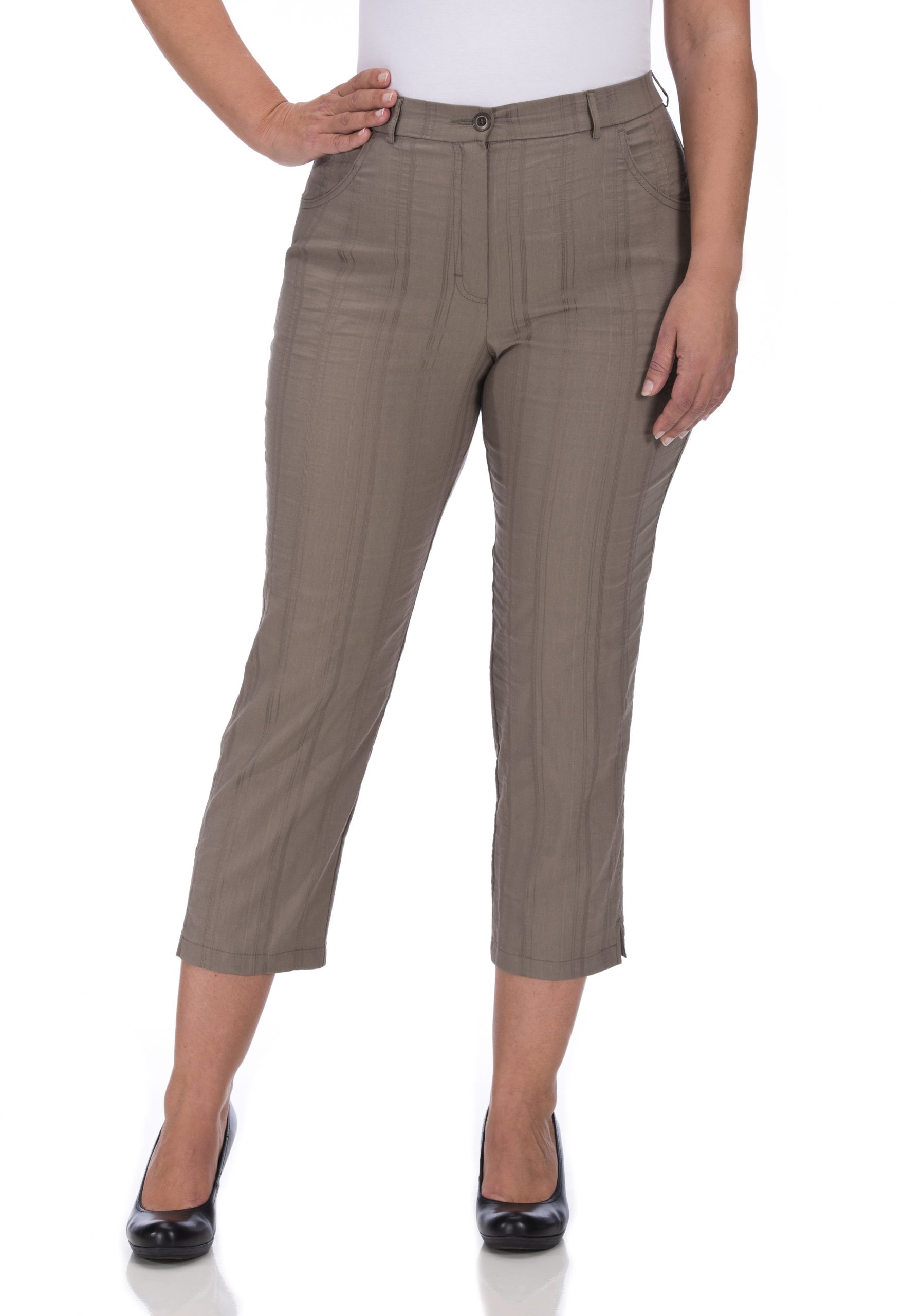 KjBRAND Cropped pants wash \u0026 go BEA 