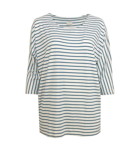 Sallie Sahne Shirt Olix stripes