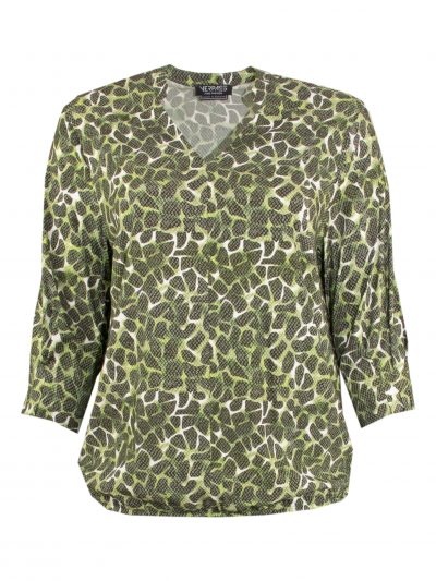 Verpass Blouse Top green patterned plus size