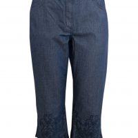 Elena Miro culotte jeans with lace - Curvy by BiNA plus size fashion