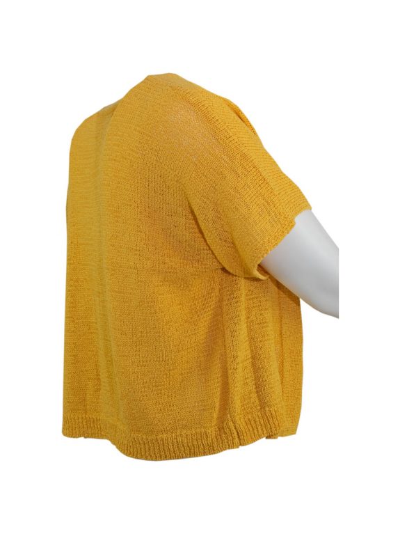 CISO Strickjacke Kurzjacke gelb große Größen Mode online kaufen