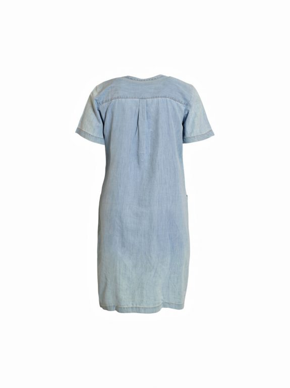 CISO Jeanskleid Lyocell Kurzarm grloße Größen Mode online kaufen