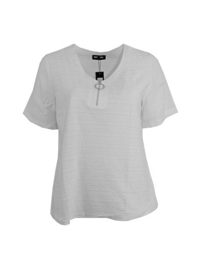 seeyou top cotton with zipper plus size fashion online