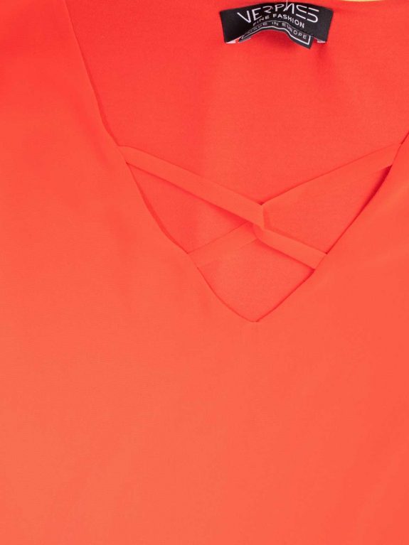 Verpass Tunika Bluse Shirt Chiffon rot große Größen Mode online
