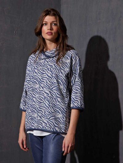 Verpass knit top with faux leather pants powder blue plus size fashion online