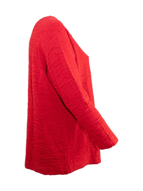 KjBRAND Pullover rot Cloque große Größen Mode online
