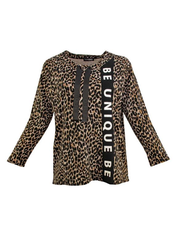 Doris Streich Sweat-Shirt leo Animal große Größen Mode online